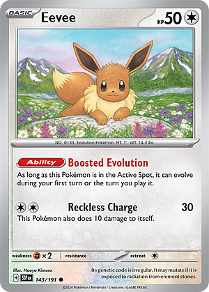 Eevee : SURGING SPARKS - 143/191