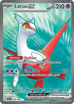 Latias ex : SURGING SPARKS - 220/191