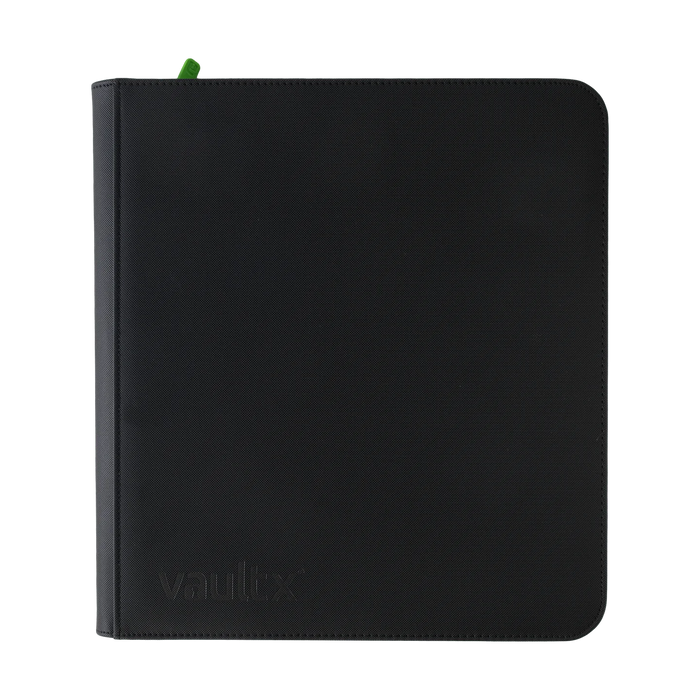 Vault X : 12-Pocket Exo-Tec Zip Binder XL (624 Cards) - Signature Black