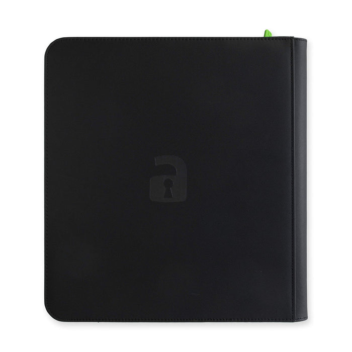 Vault X : 12-Pocket Exo-Tec Zip Binder XL (624 Cards) - Signature Black
