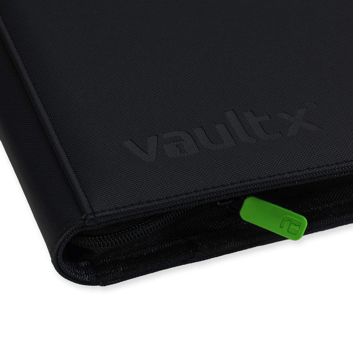 Vault X : 12-Pocket Exo-Tec Zip Binder XL (624 Cards) - Signature Black