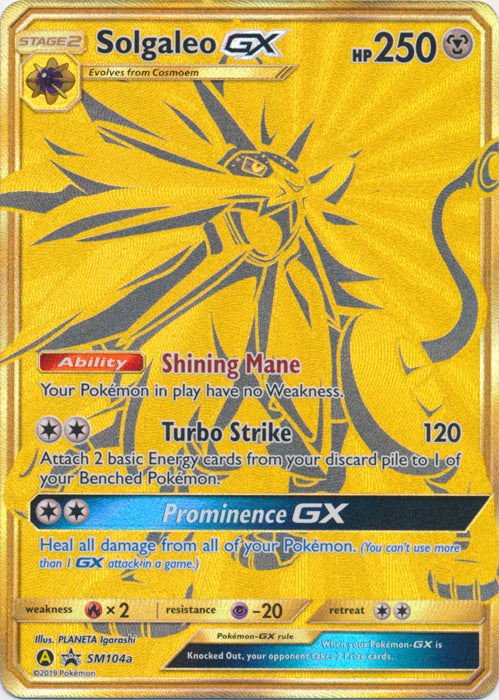 Solgaleo GX : PROMO - SM104a