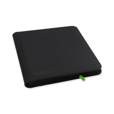Vault X : 12-Pocket Exo-Tec Zip Binder - Signature Black