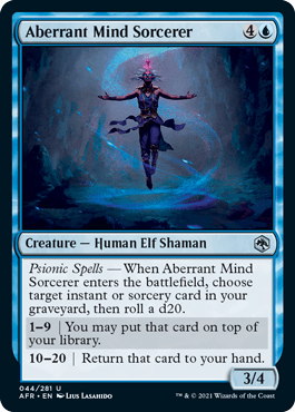 Aberrant Mind Sorcerer : DUNGEONS & DRAGONS: ADVENTURES IN THE FORGOTTEN REALMS - 044/281