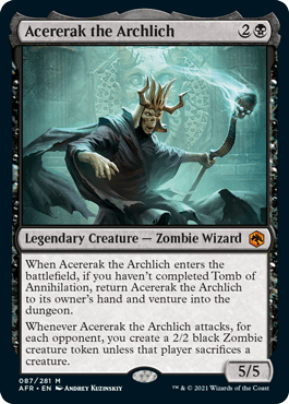 Acererak the Archlich : DUNGEONS & DRAGONS: ADVENTURES IN THE FORGOTTEN REALMS - 087/281
