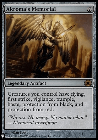 Akroma's Memorial : THE LIST