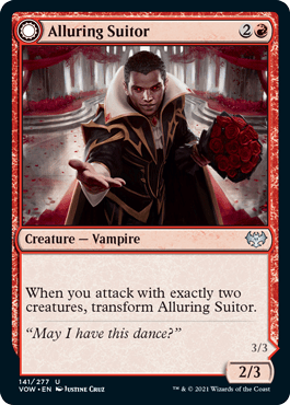 Alluring Suitor // Deadly Dancer : INNISTRAD CRIMSON VOW - 141/277