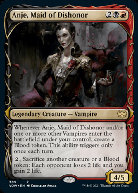 Anje, Maid of Dishonor : INNISTRAD CRIMSON VOW - 309