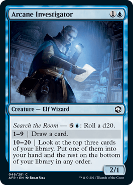 Arcane Investigator (FOIL) : DUNGEONS & DRAGONS: ADVENTURES IN THE FORGOTTEN REALMS - 046/281