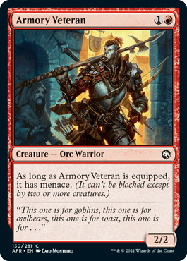 Armory Veteran : DUNEGONS & DRAGONS: ADVENTURES IN THE FORGOTTEN REALMS - 130/281
