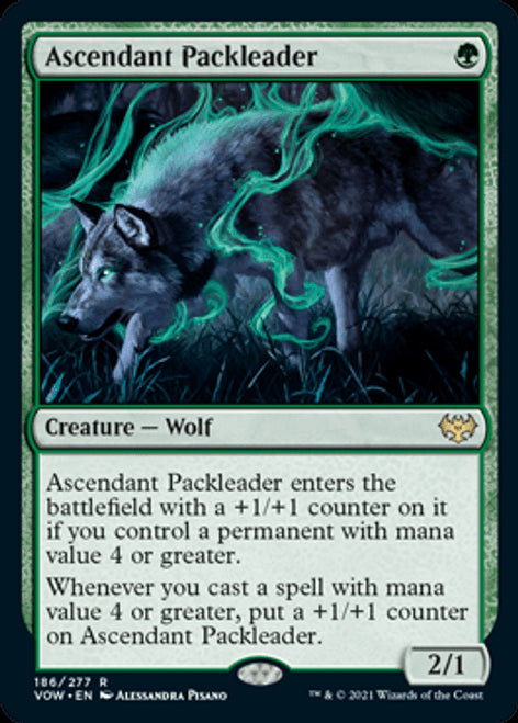 Ascendant Packleader : INNISTRAD CRIMSON VOW - 186/277