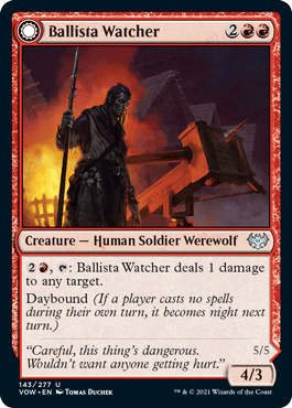 Ballista Watcher // Ballista Wielder : INNISTRAD CRIMSON VOW - 143/277