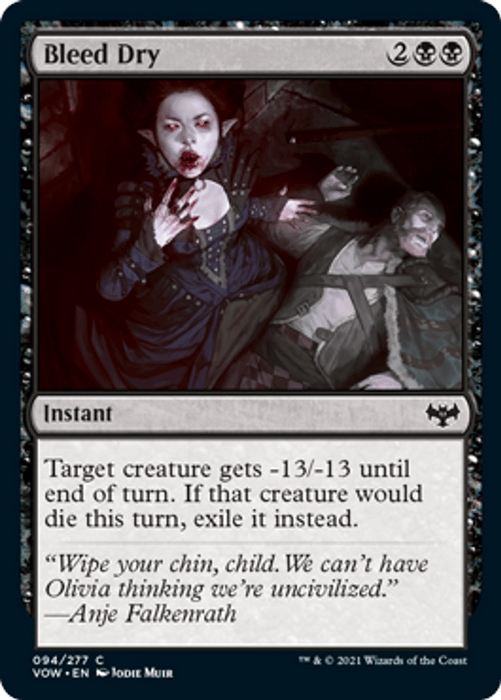 Bleed Dry : INNISTRAD CRIMSON VOW - 094/277