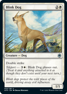 Blink Dog : DUNGEONS & DRAGONS: ADVENTURES IN THE FORGOTTEN REALMS - 003/281