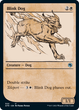 Blink Dog (Showcase) : DUNGEONS & DRAGONS: ADVENTURES IN THE FORGOTTEN REALMS - 300