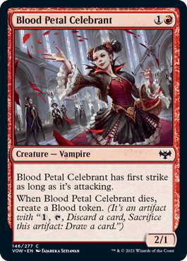 Blood Petal Celebrant : INNISTRAD CRIMSON VOW - 146/277
