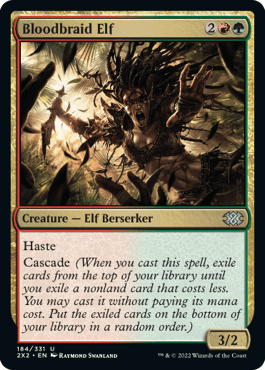 Bloodbraid Elf (FOIL) : DOUBLE MASTERS 2022 - 184/331