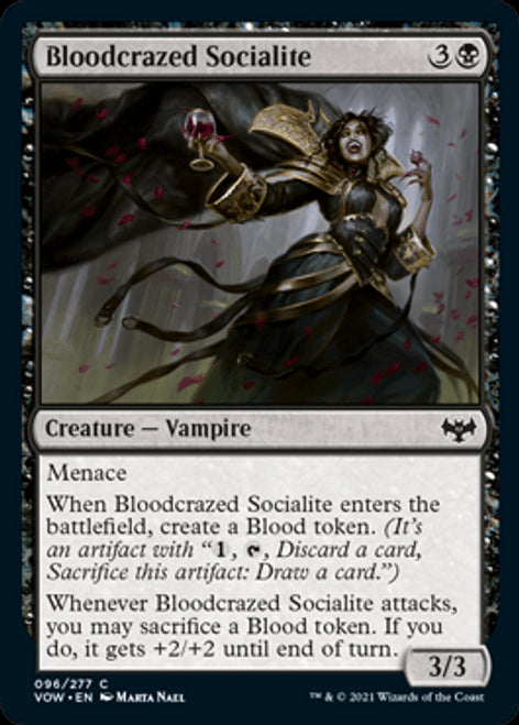 Bloodcrazed Socialite : INNISTRAD CRIMSON VOW - 096/277