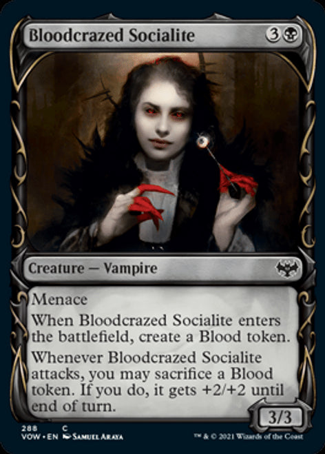 Bloodcrazed Socialite : INNISTRAD CRIMSON VOW - 288
