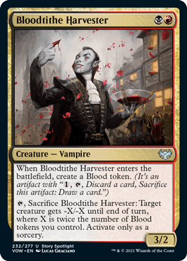 Bloodtithe Harvester : INNISTRAD CRIMSON VOW - 232/277
