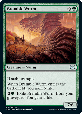Bramble Wurm : INNISTRAD CRIMSON VOW - 189/277