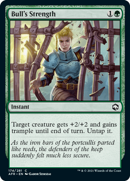 Bull's Strength (FOIL) : DUNGEONS & DRAGONS: ADVENTURES IN THE FORGOTTEN REALMS - 174/281