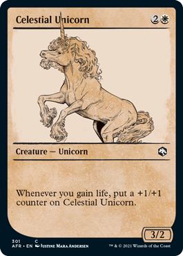 Celestial Unicorn (Showcase) : DUNGEONS & DRAGONS: ADVENTURES IN THE FORGOTTEN REALMS - 301