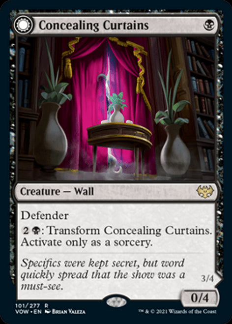 Concealing Curtains // Revealing Eye : INNISTRAD CRIMSON VOW - 101/277