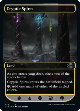 Cryptic Spires (BORDERLESS) : DOUBLE MASTERS 2022 - 332