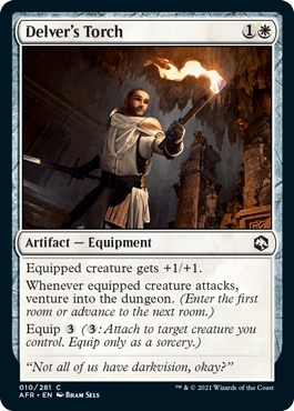 Delver's Torch : DUNGEONS & DRAGONS: ADVENTURES IN THE FORGOTTEN REALMS - 010/281