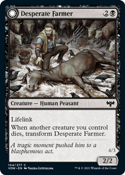 Desperate Farmer // Depraved Harvester : INNISTRAD CRIMSON VOW - 104/277