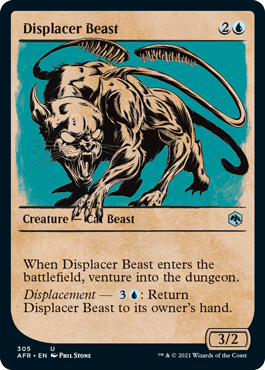 Displacer Beast (Showcase) : DUNGEONS & DRAGONS: ADVENTURES IN THE FORGOTTEN REALMS - 305