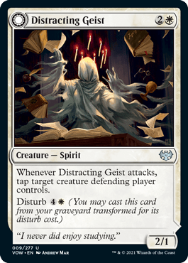 Distracting Geist // Clever Distraction : INNISTRAD CRIMSON VOW - 009/277