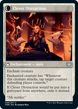Distracting Geist // Clever Distraction : INNISTRAD CRIMSON VOW - 009/277