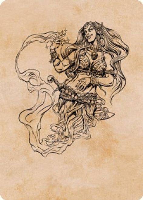 Djinni Windseer : DUNGEONS & DRAGONS: ADVENTURES IN THE FORGOTTEN REALMS (Art card) - 74/81