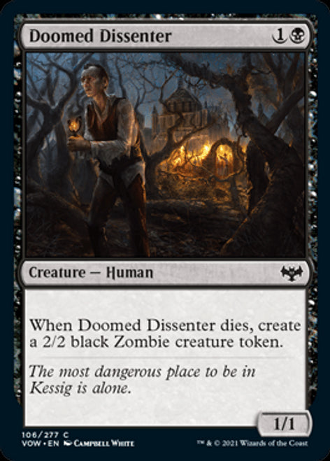 Doomed Dissenter : INNISTRAD CRIMSON - 106/277