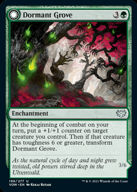 Dormant Grove // Gnarled Grovestrider : INNISTRAD CRIMSON VOW - 198/277