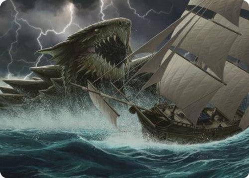 Dragon Turtle : DUNGEONS & DRAGONS: ADVENTURES IN THE FORGOTTEN REALMS (Art card) - 010/081