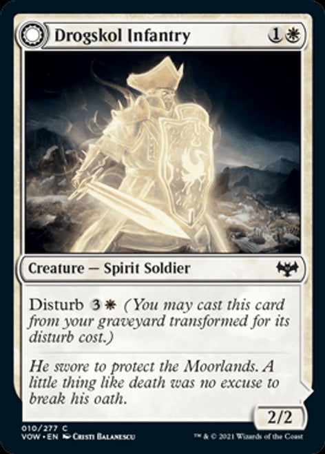 Drogskol Infantry // Drogskol Armaments : INNISTRAD CRIMSON VOW - 010/277