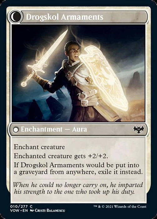 Drogskol Infantry // Drogskol Armaments : INNISTRAD CRIMSON VOW - 010/277
