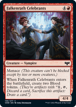 Falkenrath Celebrants : INNISTRAD CRIMSON VOW - 156/277