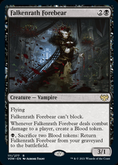 Falkenrath Forebear : INNISTRAD CRIMSON VOW - 111/277