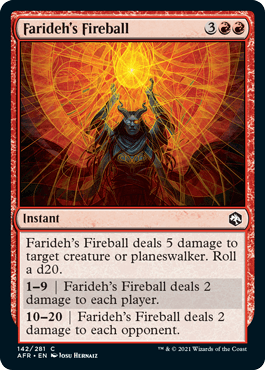 Farideh's Fireball : DUNGEONS & DRAGONS: ADVENTURES IN THE FORGOTTEN REALMS - 142/281