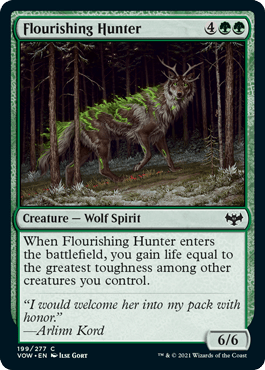 Flourishing Hunter : INNISTRAD CRIMSON VOW - 199/277