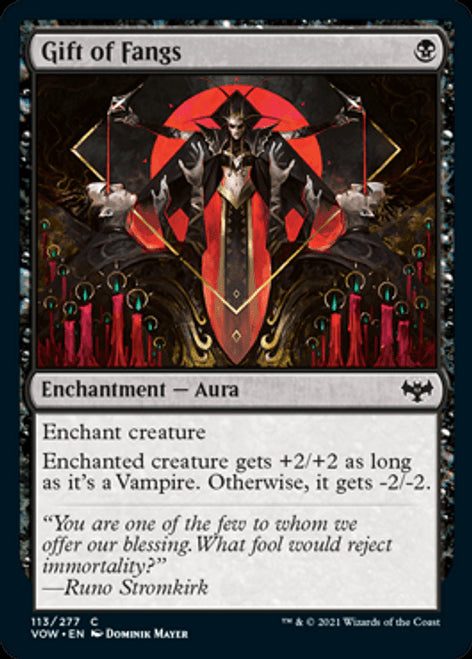 Gift of Fangs : INNISTRAD CRIMSON VOW - 113/277