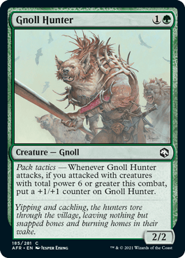 Gnoll Hunter : DUNGEONS & DRAGONS: ADVENTURES IN THE FORGOTTEN REALMS - 185/281