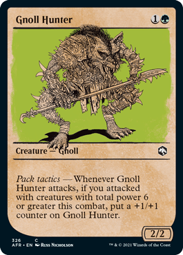 Gnoll Hunter (Showcase) : DUNGEONS & DRAGONS: ADVENTURES IN THE FORGOTTEN REALMS - 326