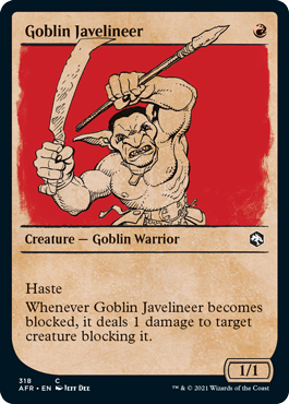 Goblin Javelineer (Showcase) : DUNGEONS & DRAGONS: ADVENTURES IN THE FORGOTTEN REALMS - 318