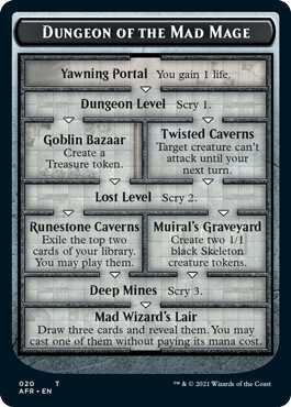 Goblin Token // Dungeon of the Mad Mage : DUNGEONS & DRAGONS: ADVENTURES IN THE FORGOTTEN REALMS - 012/019 - Lockett Labs UK