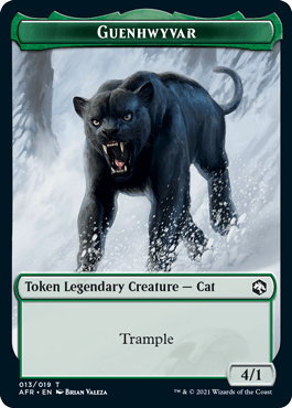 Guenhwyvar Token : DUNGEONS & DRAGONS: ADVENTURES IN THE FORGOTTEN REALMS - 013/019
